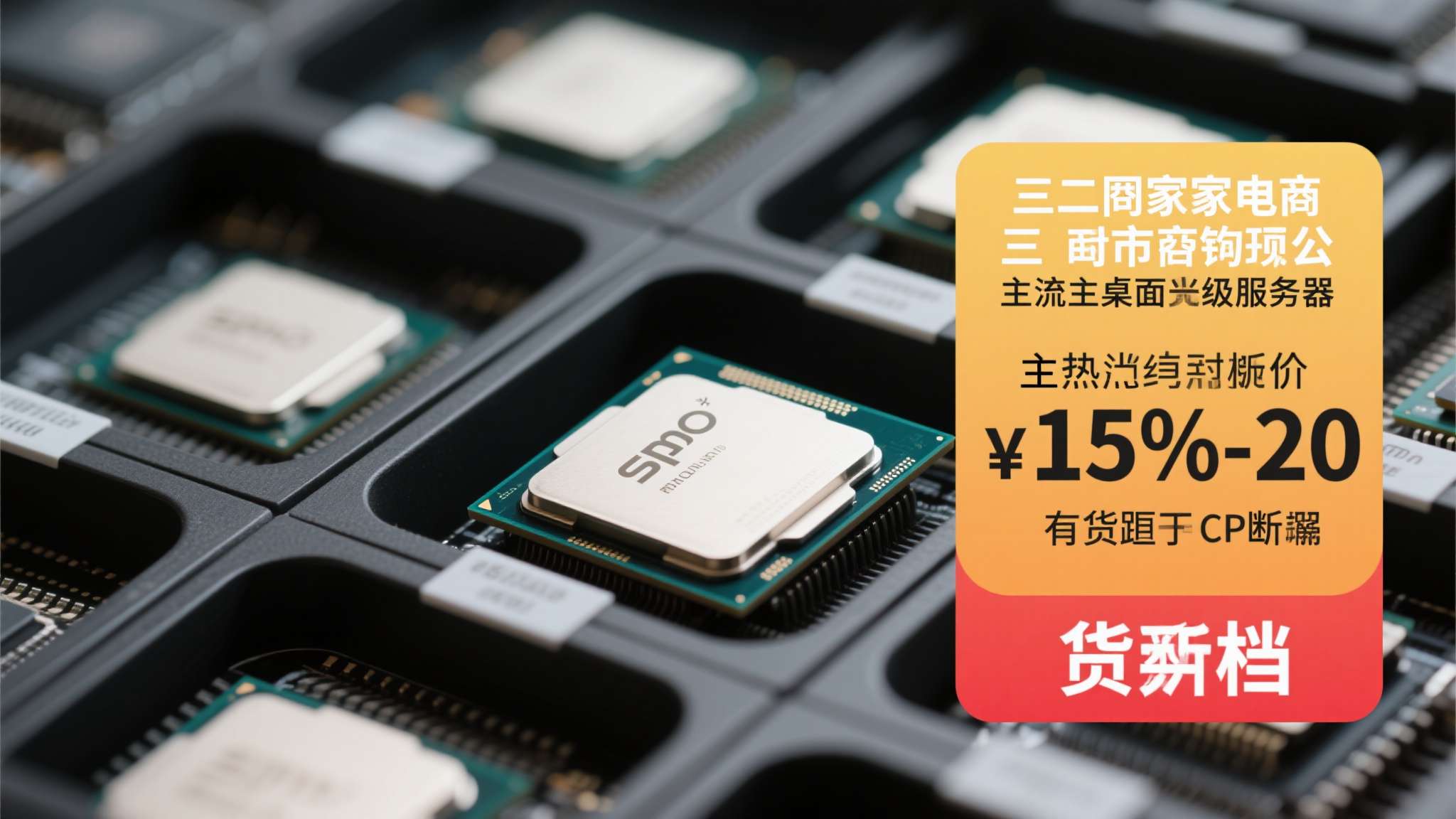 近期，多家电商平台及线下经销商反映，主流桌面级与服务器级CPU价格出现了不同程度